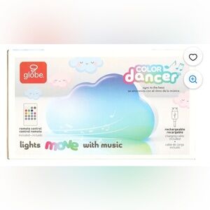NEW Globe Color Dancer Light with Remote